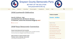 Desktop Screenshot of graysondemocrats.org