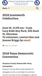Mobile Screenshot of graysondemocrats.org